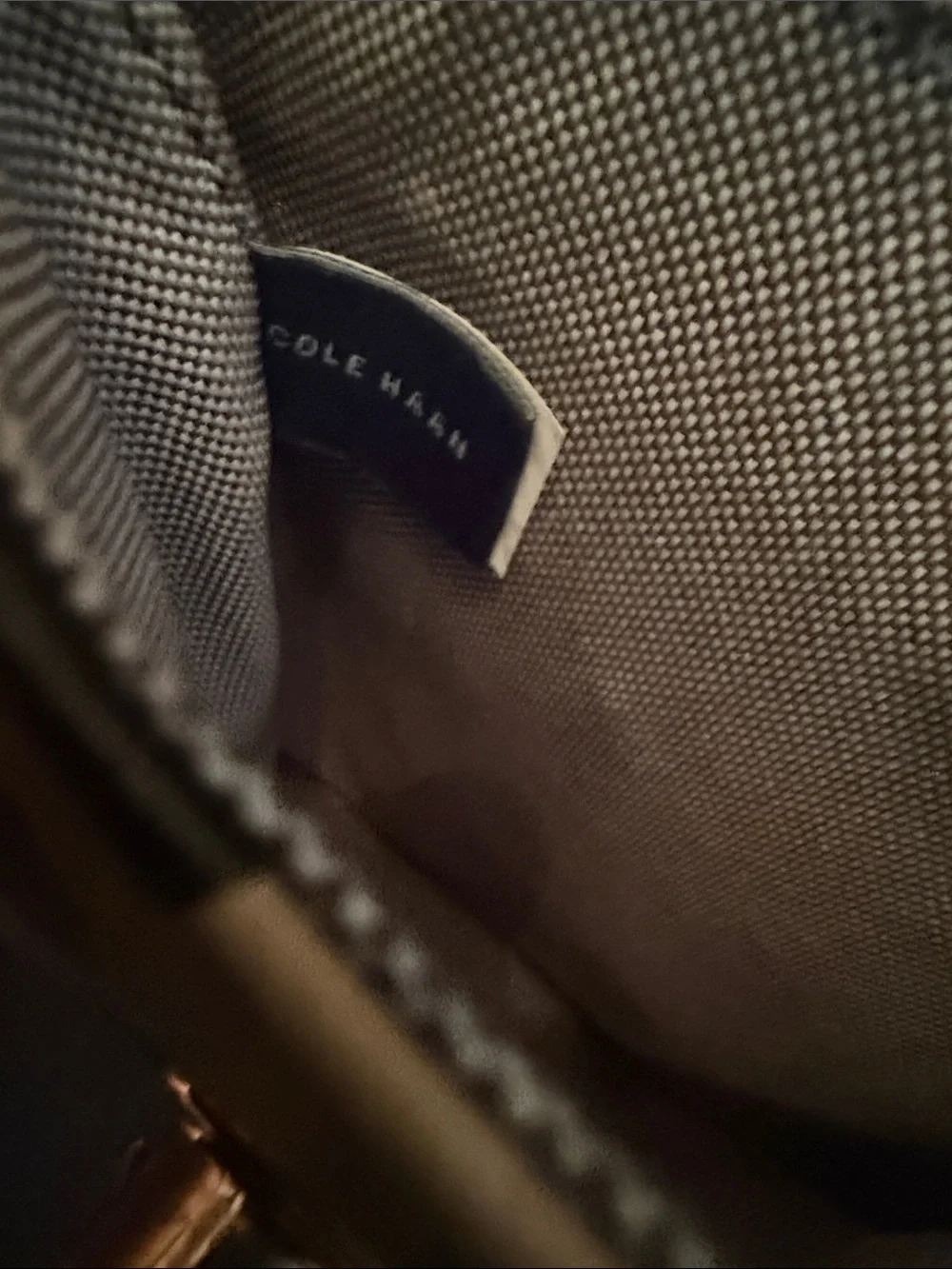 Cole Haan leather compact